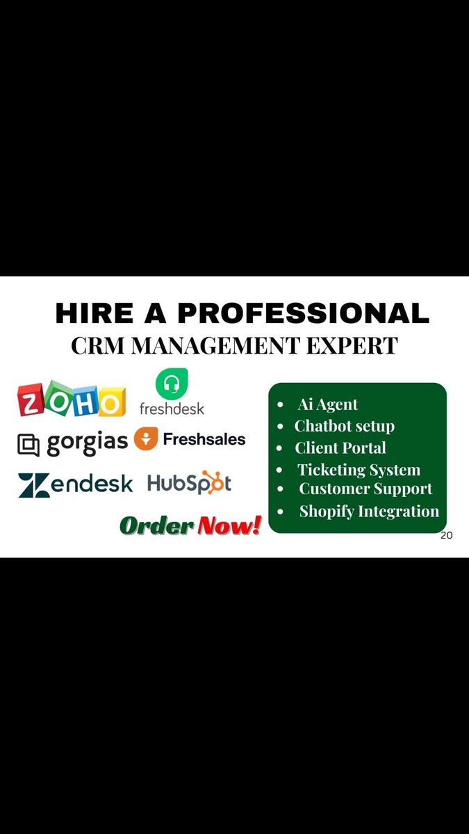 AdesayoOju's tweet image. I will setup ai chatbot zendesk chatbot gorgias ai agent shopify chatbot freshdesk n8n

#AIChatbot #CustomerSupportAutomation
#ShopifyChatbot #ZendeskIntegration #GorgiasAI
#FreshdeskSupport #n8nAutomation