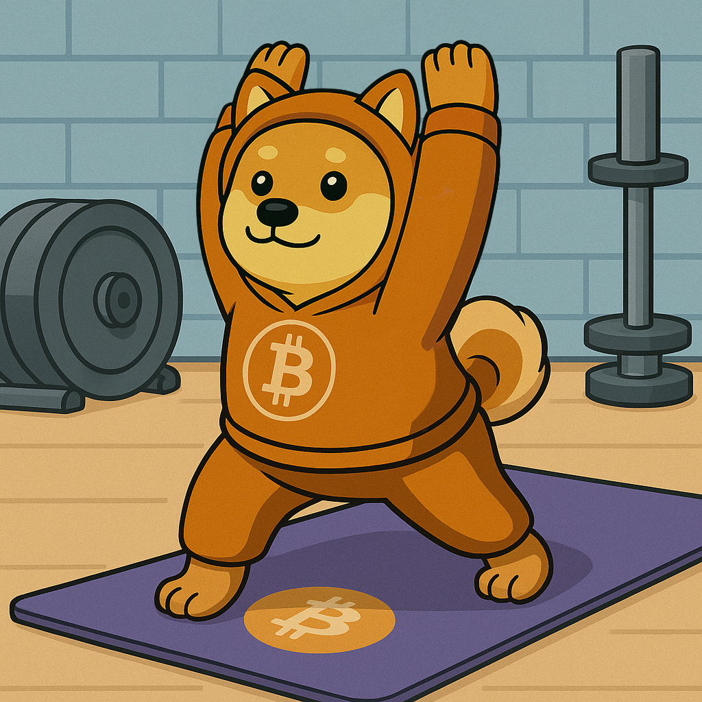 GM fam.
Bitcoin closed its highest weekly candle ever yesterday.
Kissed 106K and now chilling around 103K again.
ATH is closer than it looks and $DOG is warming up.
You don’t go to the moon without a good stretch! 🚀
OG wishes you all a bullish week ahead 🫡