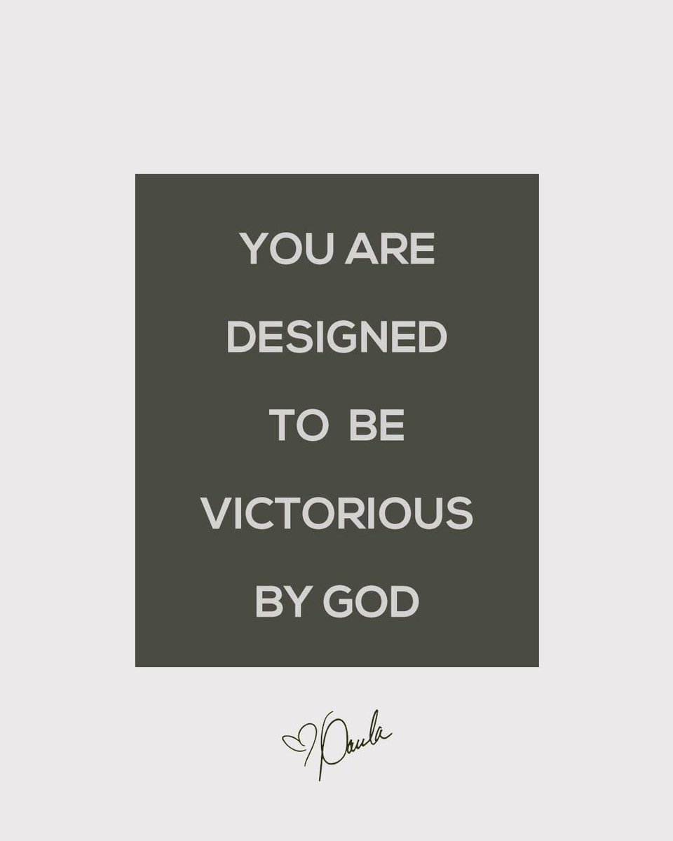 Paula_White's tweet image. You are designed to succeed and be victorious by God... No matter what the set back looks or feels like- YOU WIN!