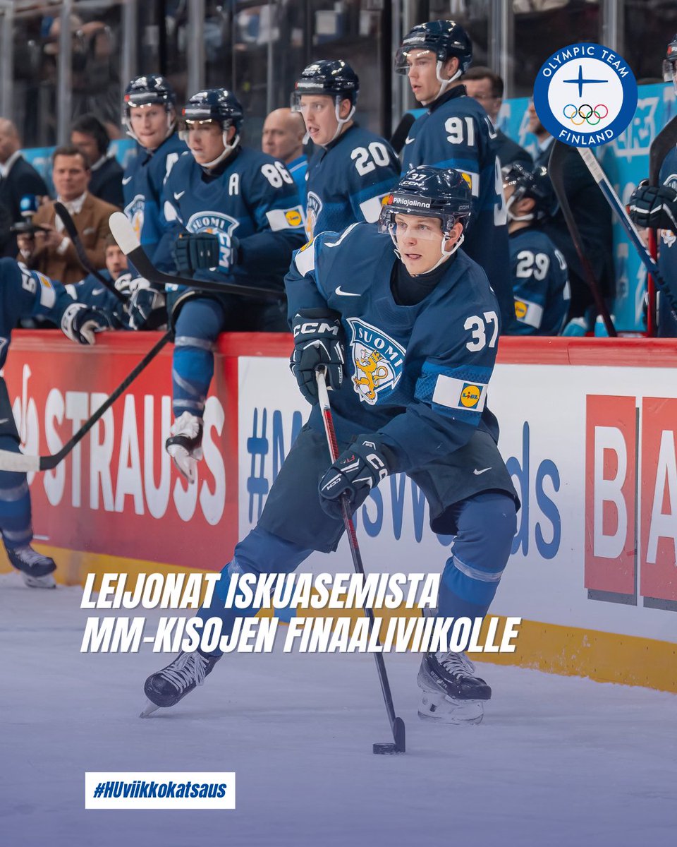 Huippu-urheilun viikkokatsauksessa:

🔥Leijonat iskuasemista MM-finaaliviikolle
🔥Pihla Kaivo-oja turnausvoittoon Puolassa ja Aino Tapola Sloveniassa
🔥Ahtiainen/Lahti-Liukkonen finaalissa maailmankiertueella

🔗 olympiakomitea.fi/ajankohtaista/…

📸 Pasi Suokko