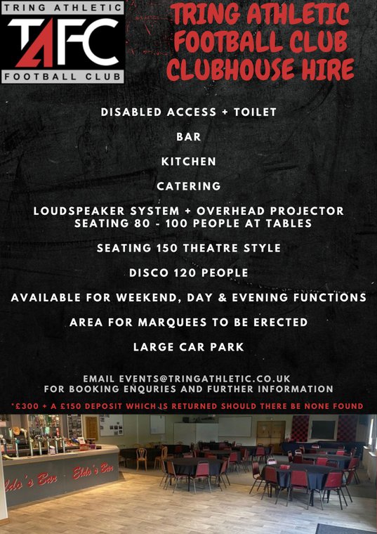 Looking for a Clubhouse to hire? #Pitchero
tringathletic.co.uk/news/looking-f…