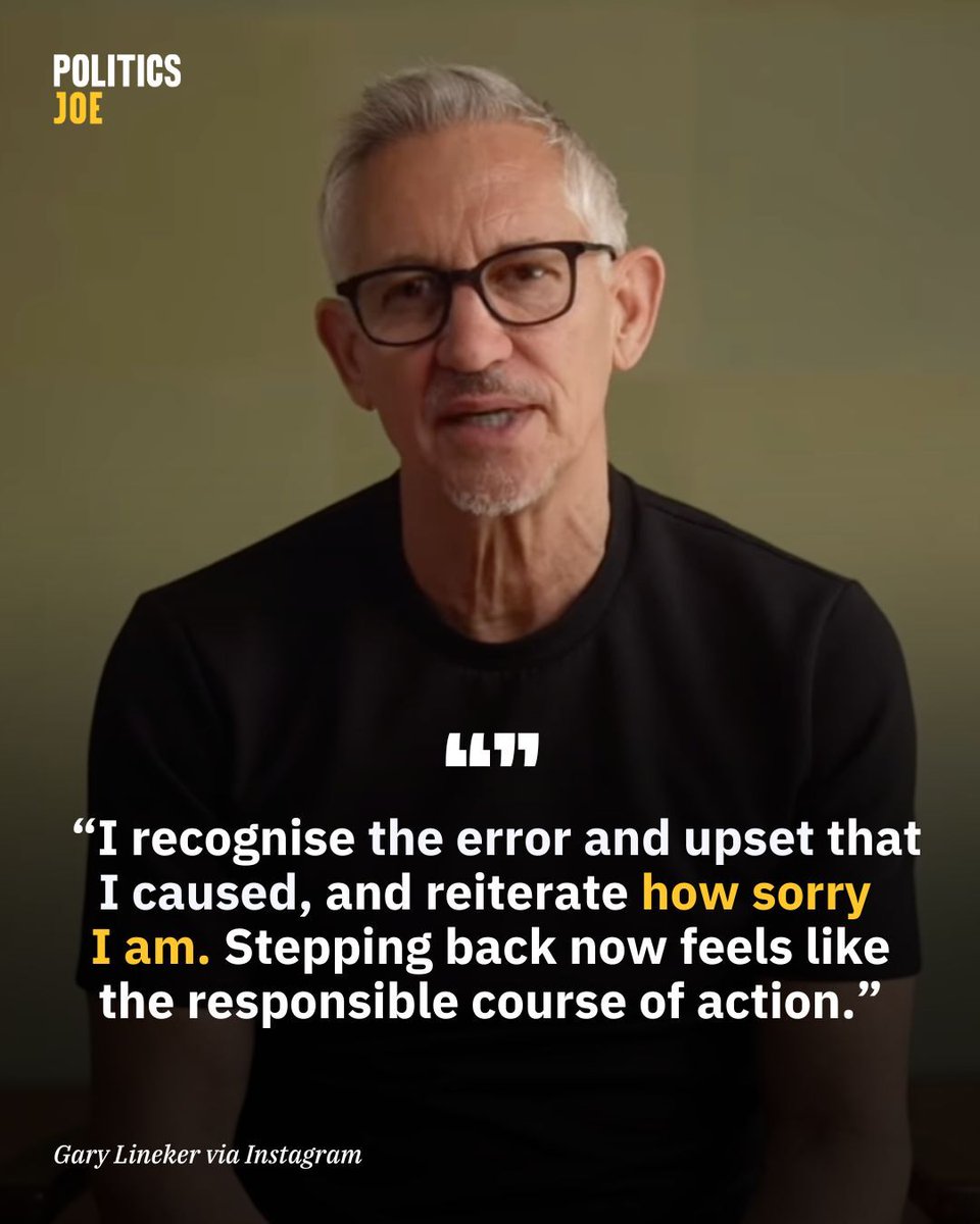 Gary Lineker has made a statement after announcing he will leave the BBC.