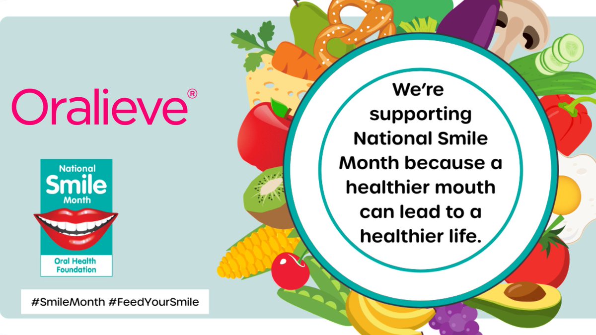 Oralieve 💙 (@oralieve_uk) on Twitter photo It's #NationalSmileMonth - We believe that everybody deserves a healthy smile. A person’s oral health is a crucial part of their overall wellbeing.
Learn more about the campaign from <a href="/dentalhealthorg/">Oral Health Foundation</a> dentalhealth.org/about-national…
#SmileMonth #OralHealth It's #NationalSmileMonth - We believe that everybody deserves a healthy smile. A person’s oral health is a crucial part of their overall wellbeing.
Learn more about the campaign from <a href="/dentalhealthorg/">Oral Health Foundation</a> dentalhealth.org/about-national…
#SmileMonth #OralHealth