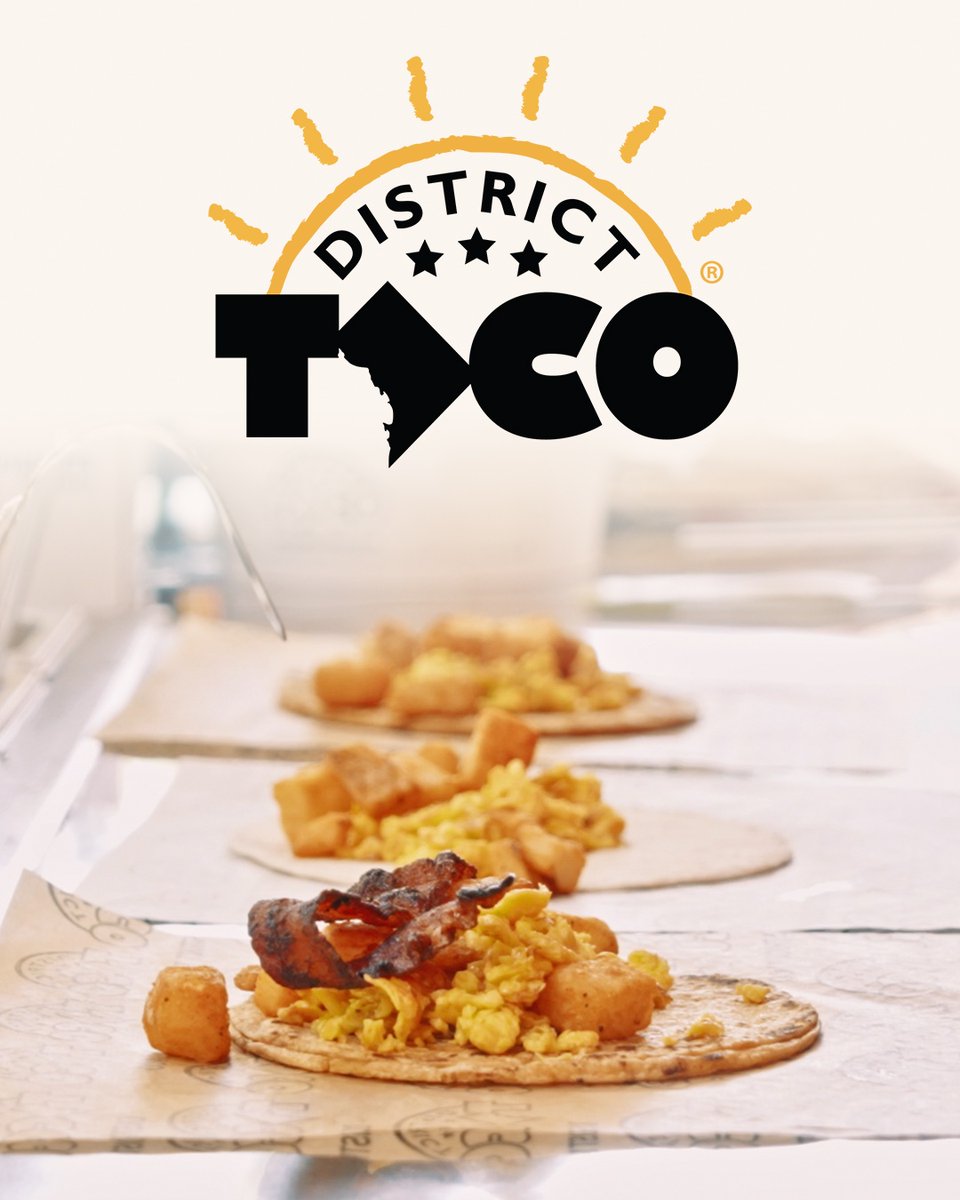 What's better than a breakfast taco with fresh eggs, crispy potatoes, melty cheese and bacon? Three breakfast tacos 😜