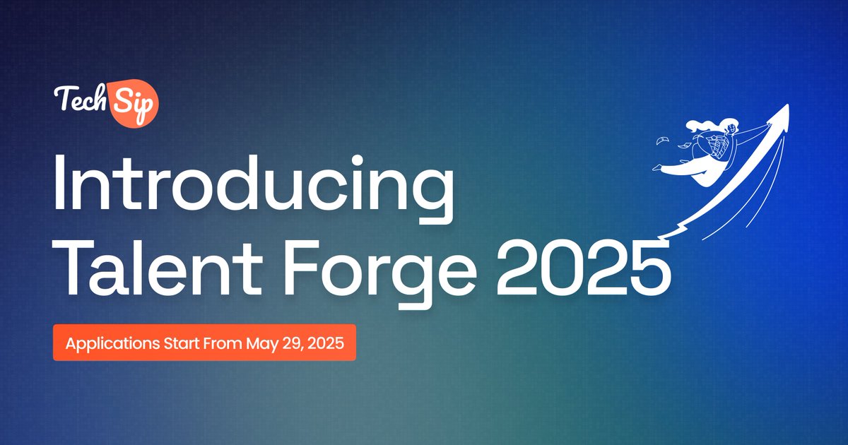 TechSipStudios's tweet image. Get ready for TechSip Talent Forge 2025!

Experience real projects, real impact, and real learning all coming your way soon.

#TalentForge2025 #TechSip