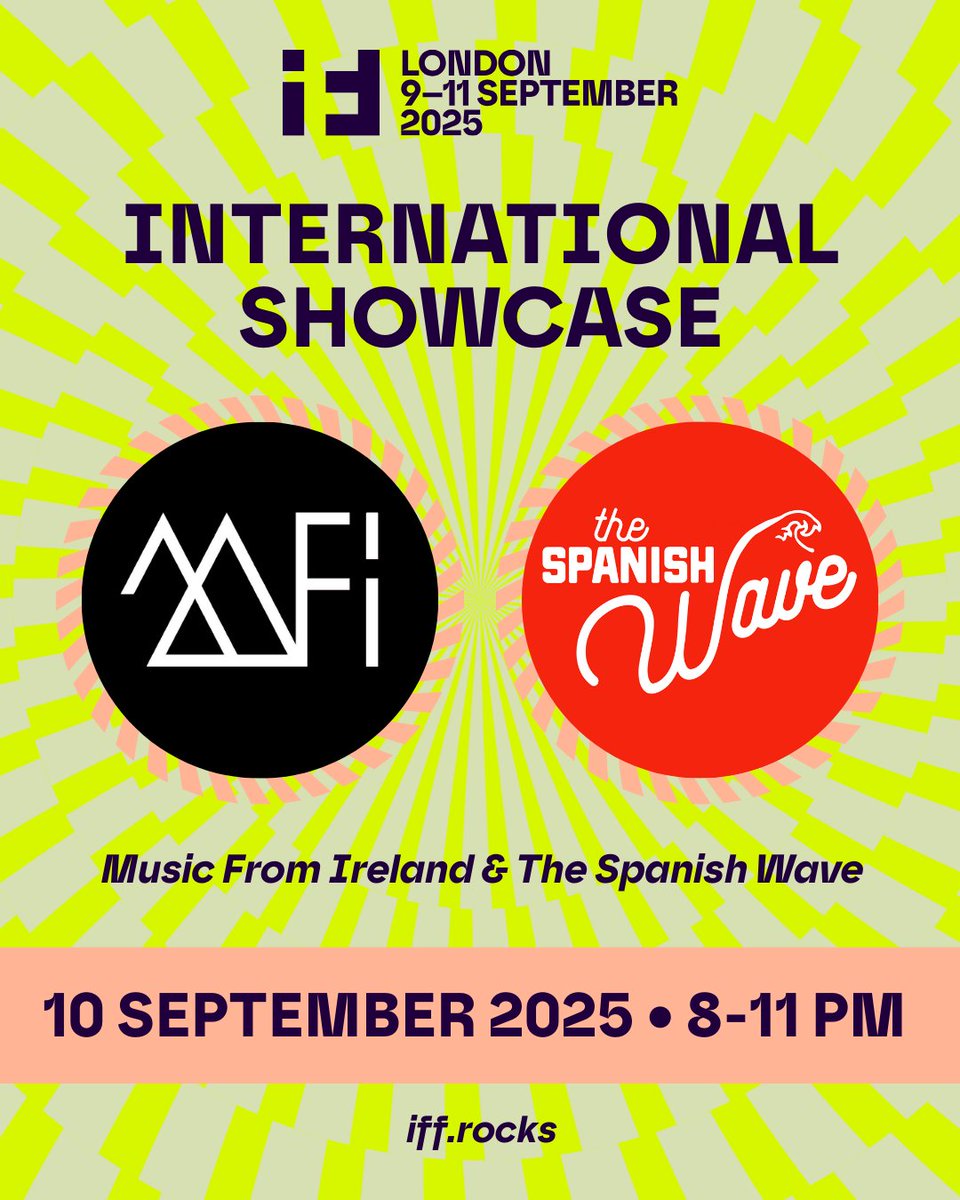 International Festival Forum (IFF) (@iff_rocks) on Twitter photo This year’s International Showcase will see some of the hottest up-and-coming artists from Ireland and Spain take the stage at IFF.
The full line-up will be announced over the summer.
👉 Event info: iff.rocks This year’s International Showcase will see some of the hottest up-and-coming artists from Ireland and Spain take the stage at IFF.
The full line-up will be announced over the summer.
👉 Event info: iff.rocks