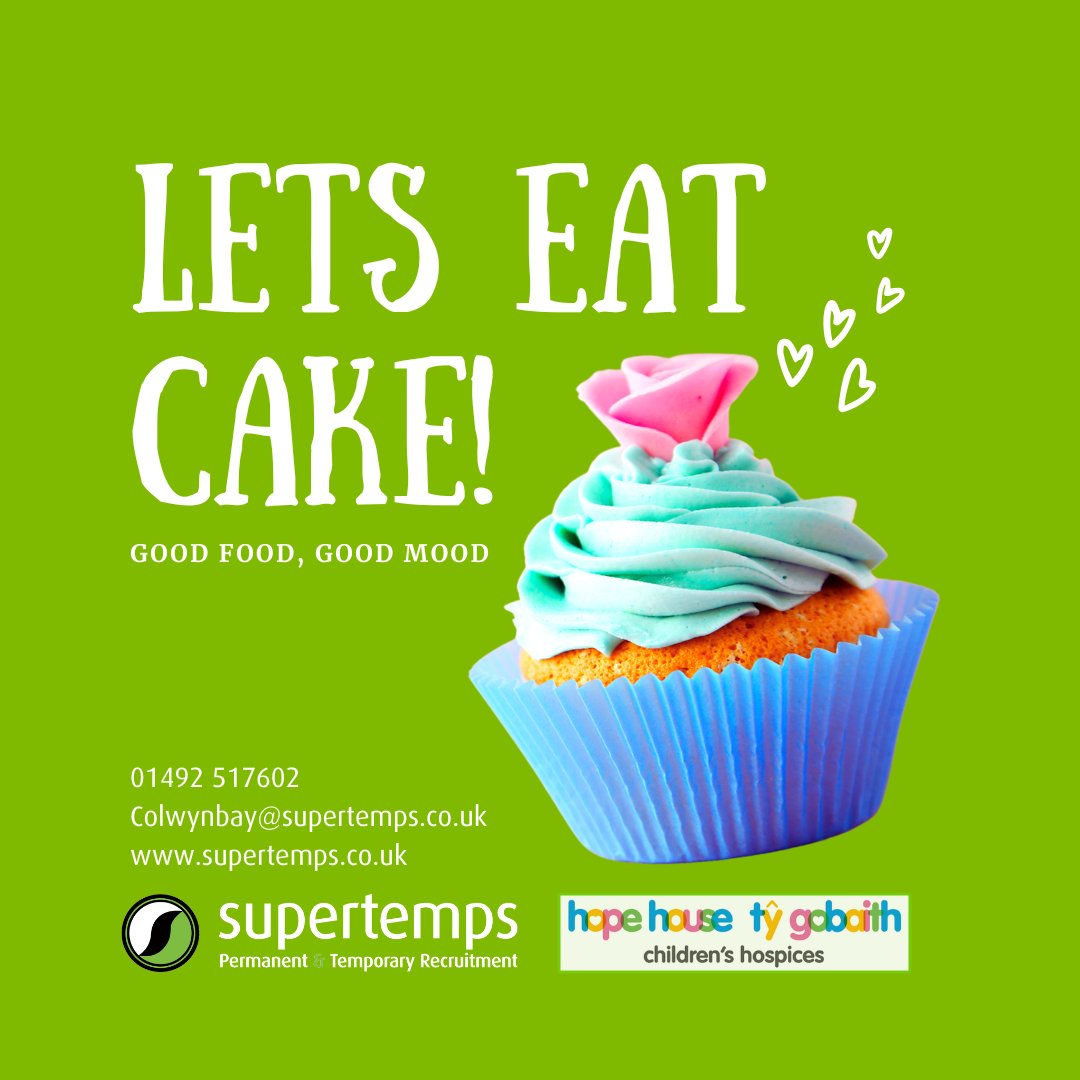 Supertemps Limited (@supertempsltd) on Twitter photo 🎂 Join us Thurs 22 May from 1pm at Supertemps HQ for cake, bakes & community spirit – all in support of <a href="/TyGobaith/">Ty Gobaith</a> 💜
Every slice helps support children with life-limiting conditions. Pop in, donate & make a difference! 🍰✨
#LetsEatCake #TyGobaith #Supertemps #NorthWales 🎂 Join us Thurs 22 May from 1pm at Supertemps HQ for cake, bakes & community spirit – all in support of <a href="/TyGobaith/">Ty Gobaith</a> 💜
Every slice helps support children with life-limiting conditions. Pop in, donate & make a difference! 🍰✨
#LetsEatCake #TyGobaith #Supertemps #NorthWales