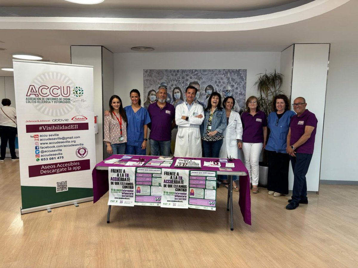 sapdes's tweet photo. 🌍 Hoy, 19 de mayo, Día Mundial de la Enfermedad Inflamatoria Intestinal, nos unimos desde #SAPD y #GATEII para hacer visible lo invisible. Solo juntos lograremos nuestro objetivo. #Súmate a la visibilidad!!
☝️ #SomosUno @ACCU_Espana
👉Más información: https://t.co/LnKb6Ac7dl https://t.co/R9HVvYVNvU