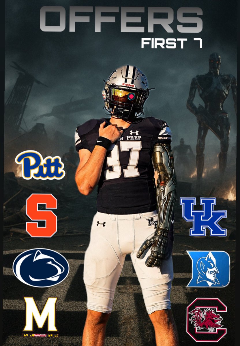 George Parkinson IV (@parkinsoniv) on Twitter photo Extreamly thankful and blessed for my first 7 D-1 offers! All glory to Jesus🙏🏻 The grind don’t stop 💪
<a href="/CoachGueriera/">Dave Gueriera</a> <a href="/MalvernPrepFB/">Malvern Prep Football</a> <a href="/GarageStrength/">Garage Strength</a> <a href="/LanceDeane/">Coach Lance Deane</a> <a href="/DMV_Hype/">the DMV Hype</a> <a href="/RivalsFriedman/">Adam Friedman</a> <a href="/Rivals/">Rivals</a> <a href="/RivalsWoody/">Woody Wommack</a> <a href="/RyanSnyderOn3/">Ryan Snyder</a> <a href="/On3Recruits/">On3 Recruits</a> <a href="/ChadSimmons_/">ChadSimmons</a> <a href="/TheUCReport/">Billy Tucker</a> <a href="/PRZVicCastillo/">VicCastilloPRZ</a> Extreamly thankful and blessed for my first 7 D-1 offers! All glory to Jesus🙏🏻 The grind don’t stop 💪
<a href="/CoachGueriera/">Dave Gueriera</a> <a href="/MalvernPrepFB/">Malvern Prep Football</a> <a href="/GarageStrength/">Garage Strength</a> <a href="/LanceDeane/">Coach Lance Deane</a> <a href="/DMV_Hype/">the DMV Hype</a> <a href="/RivalsFriedman/">Adam Friedman</a> <a href="/Rivals/">Rivals</a> <a href="/RivalsWoody/">Woody Wommack</a> <a href="/RyanSnyderOn3/">Ryan Snyder</a> <a href="/On3Recruits/">On3 Recruits</a> <a href="/ChadSimmons_/">ChadSimmons</a> <a href="/TheUCReport/">Billy Tucker</a> <a href="/PRZVicCastillo/">VicCastilloPRZ</a>