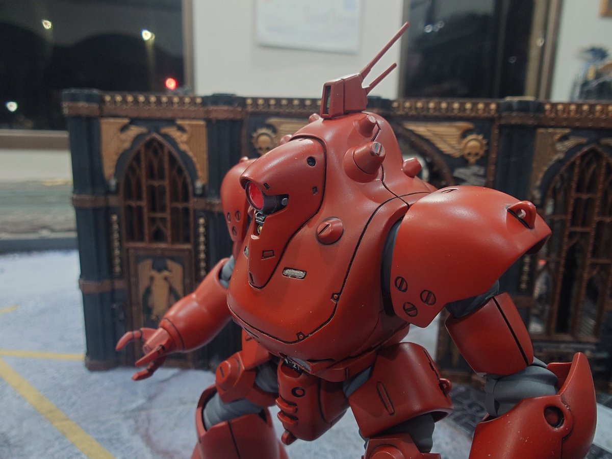 DSK1484's tweet photo. MODEROID 1/60 ヘラクレス21完成！！
一生肉抜き穴埋めてたぞ！ https://t.co/qVo7kD3niU