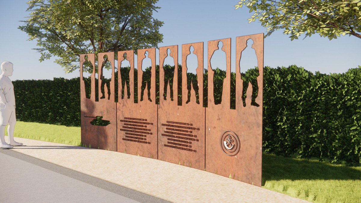 James1940's tweet photo. New piece today on Substack about our plan to create a new memorial to eight Sherwood Rangers killed in the same action in Normandy. Thanks to @stubertphoto for the amazing design. LINK: https://t.co/zIbvOVVJFI https://t.co/rgJrGqC3K0