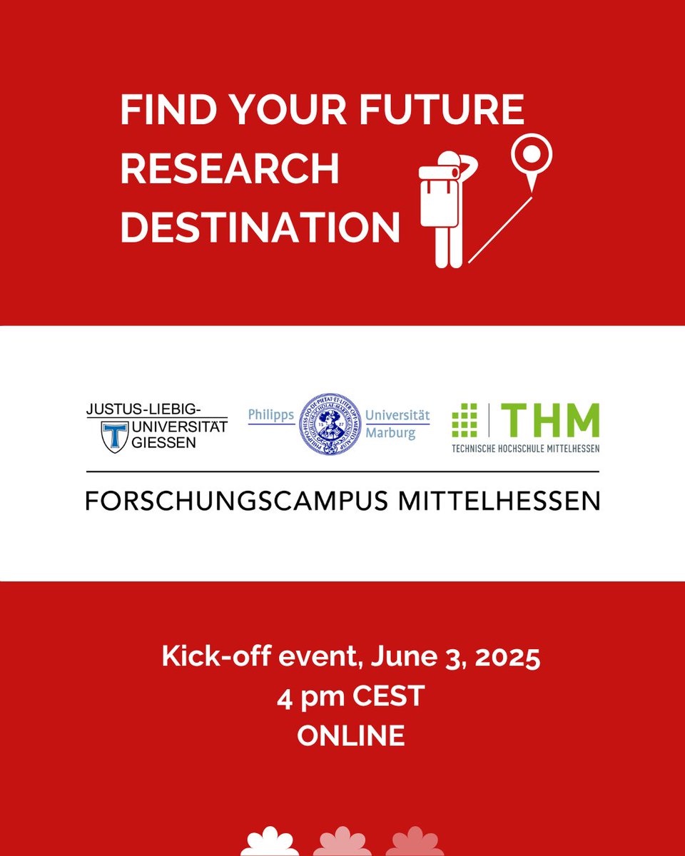 🎓 New online event series launch!
Join the kick-off event of “Find Your Future Research Destination” on 3 June, 4pm CEST.
Meet 3 German universities in 1 hour.
🔗 Register: sohub.io/n05w