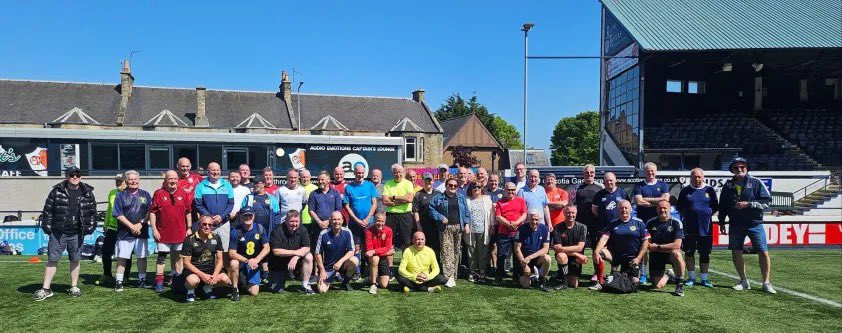 Sunshine and smiles at Stark’s Park!

41 players came together for the John Cunningham Memorial Festival 2025—a day of friendship, fun, and walking football with no scores, no trophies, just enjoying the game.

A big thanks to everyone involved—from players, refs and Fiona &amp;