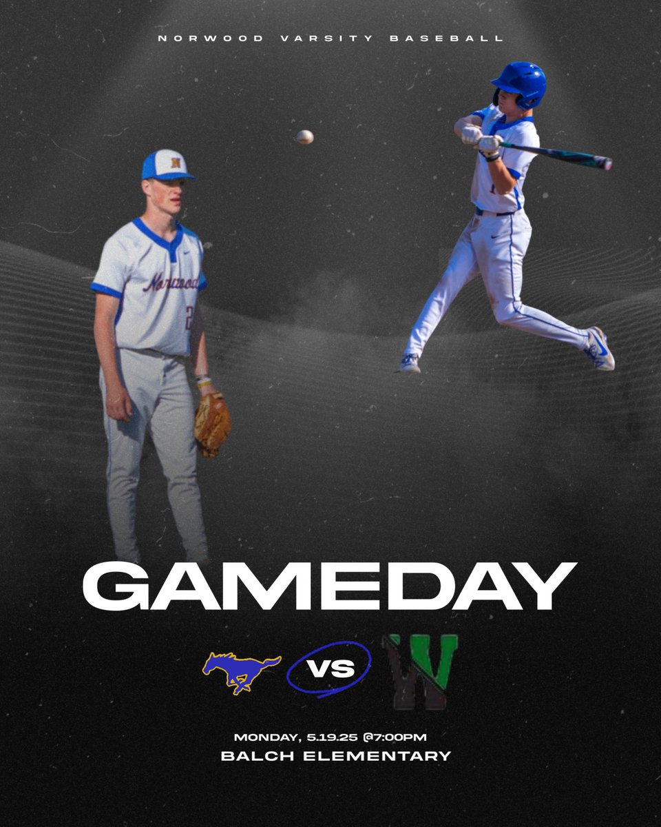 ❗️GAMEDAY❗️
Mustangs take on Westwood tonight at 🏠 to keep the season alive.