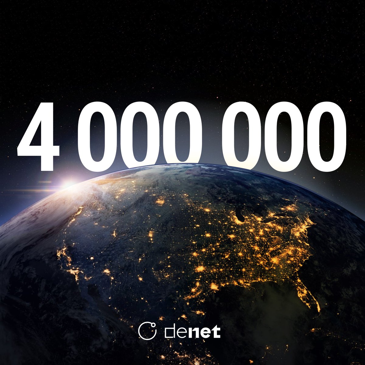 4 MILLION REGISTERED USERS.  

2 MILLION WATCHER NODE DEVICES.

2100 DATAKEEPER NODES.  

DeNet is unstoppable.  

Join the decentralized storage revolution. Secure world's data. Earn rewards 👇 

links.denet.app/mobile?wn=54&x…