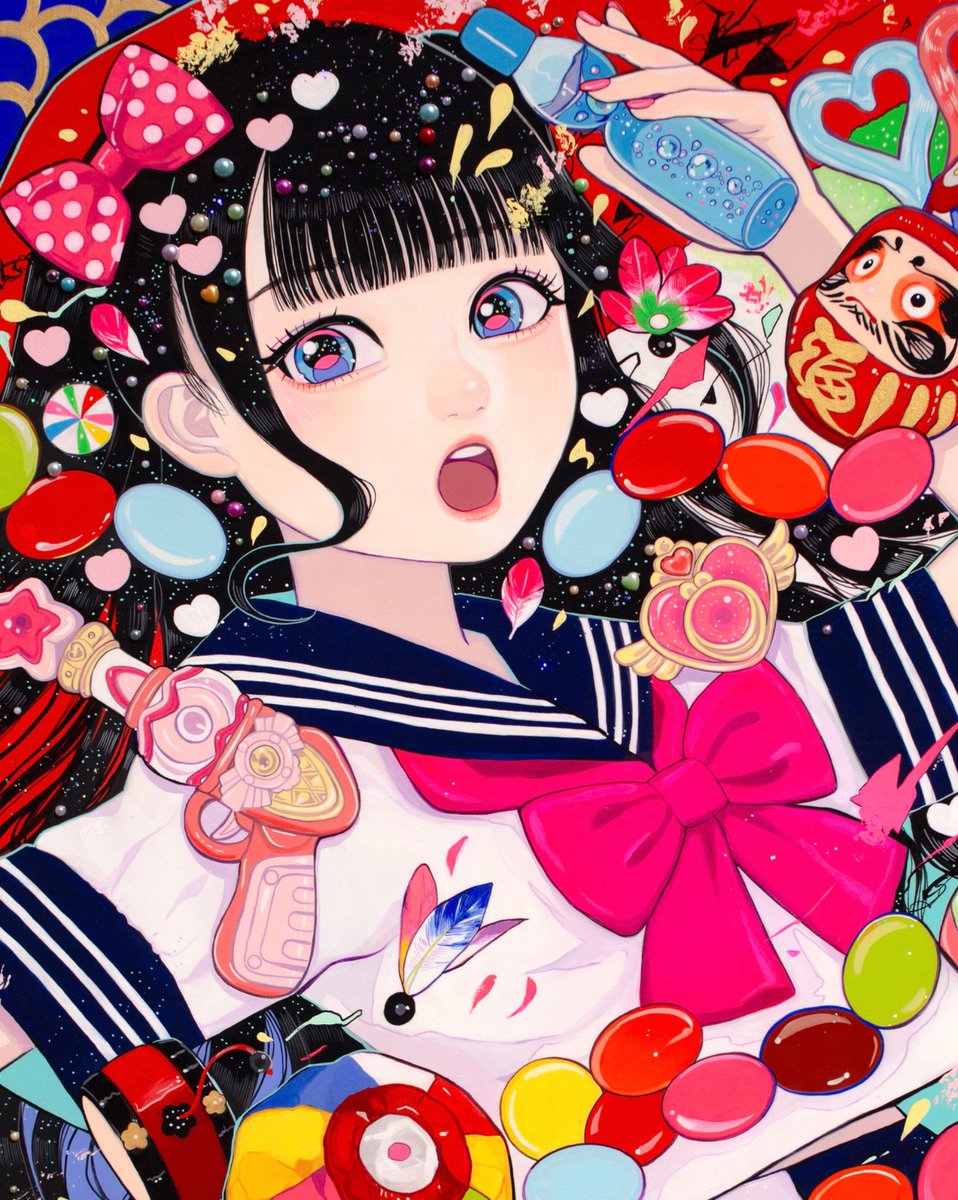 「設営完了しました」|巽千沙都/ChisatoTatsumiのイラスト