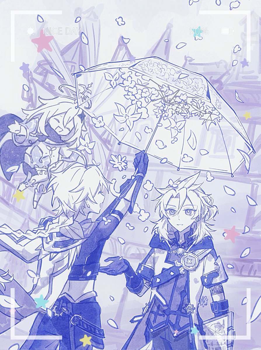 Spade1453's tweet image. ☔🌸
#アル空 #Albether #GenshinImpact