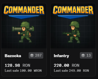 0x0Ashong's tweet photo. First Wave of @cmdr_onchain from 5RON to 130 RON Bazooka and 220 RON Infantry Floor Price.. $CMDR is cooking 🔥

Now the RECON is about to mint In May 20 13:00:00 UTC+0

How will be the FP?

Don't miss the chance to get your GTD Whitelist.. 🚀 https://t.co/c0RZPfvZzn