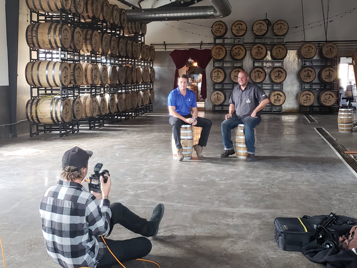 10thmtnwhiskey's tweet image. We have made a few barrels since this photo was taken. #throwbackthursday #tenyears #10thMountainWhiskeyAndSpiritCompany
