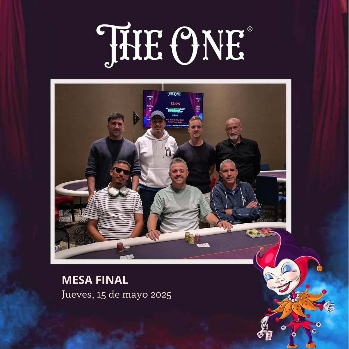 RESUMEN DE LA SEMANA PASADA

♣️Mesa Final del Torneo BigMonday del lunes. PrizePool 7.863,80€ ¡¡Felicidades!!♥️

♦️Mesa Final del Torneo TheOne del jueves.¡¡Felicidades!! PrizePool 8.358,20€♠️