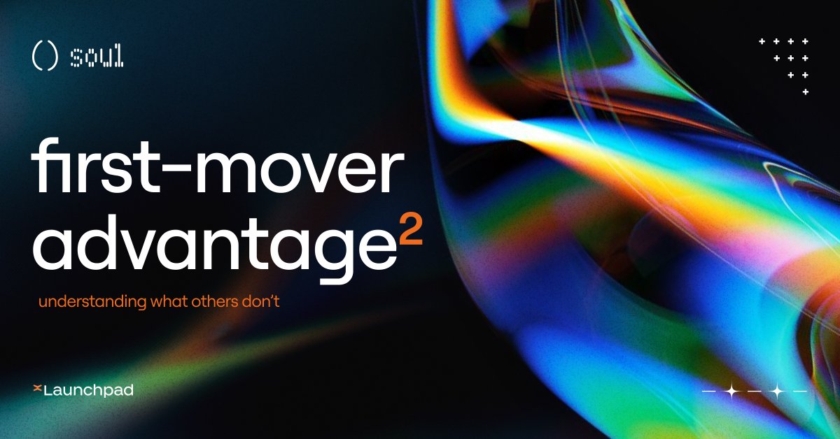 First-mover advantage²

Every now and then, a launch comes along that changes the equation. Not because the market is perfectly timed. Not because everyone says “this is the one.”

But because those who act early understand something most don’t.

Soul Protocol is introducing the