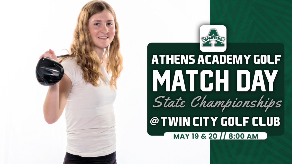 ᴀᴛʜᴇɴs ᴀᴄᴀᴅᴇᴍʏ ᴀᴛʜʟᴇᴛɪcs (@spartanathletic) on Twitter photo State Championships for Girls Golf <a href="/AcadGolf/">Athens Academy Golf Teams</a> today & tomorrow! Go Spartans! State Championships for Girls Golf <a href="/AcadGolf/">Athens Academy Golf Teams</a> today & tomorrow! Go Spartans!