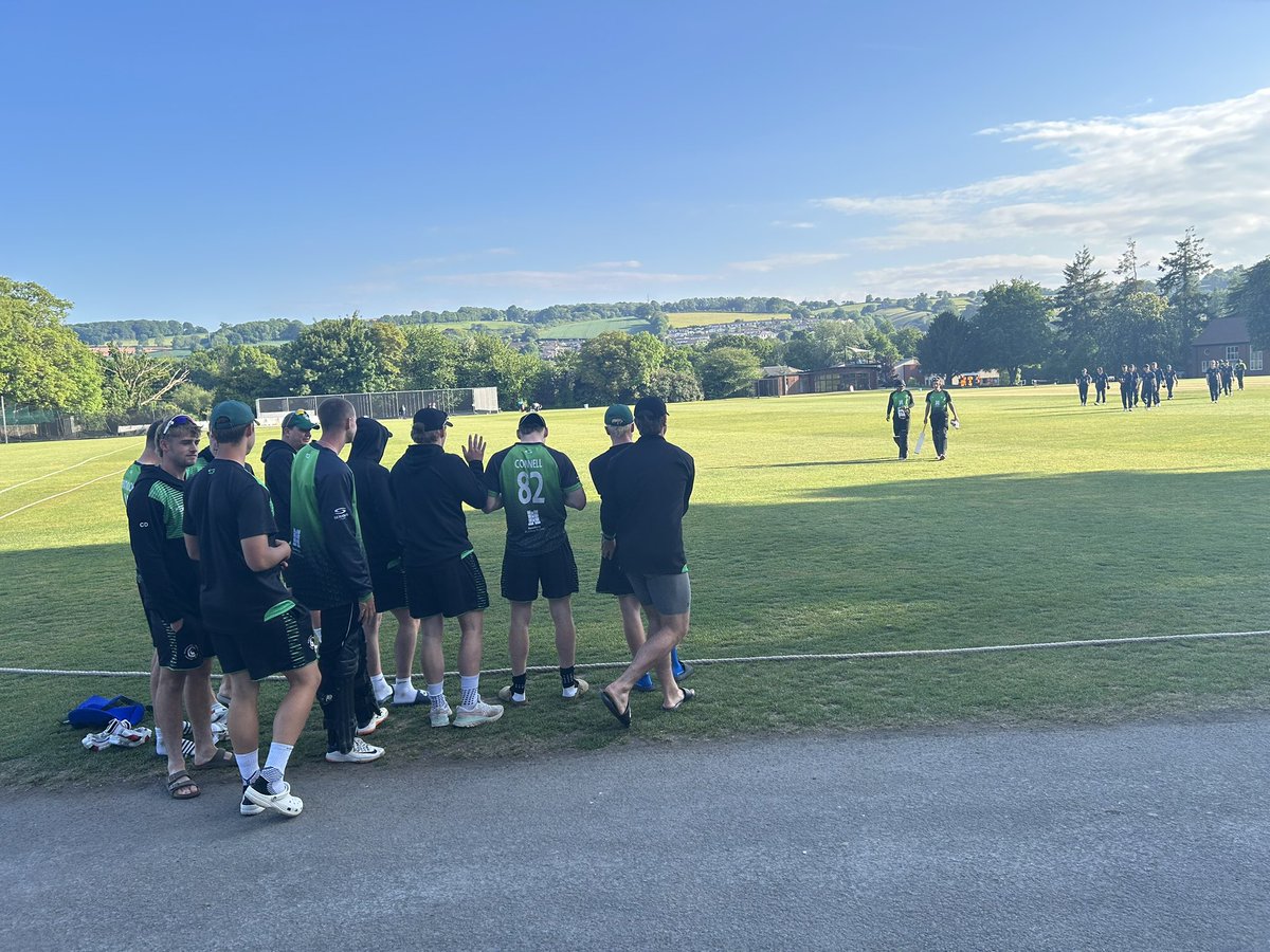 A typically superb day of <a href="/NCCA_uk/">NCCA (National Counties Cricket Association)</a> cricket between <a href="/Devon_CCC/">Devon County Cricket Club</a> and <a href="/BerksCricket/">Berkshire Cricket</a> <a href="/BlundellsSchool/">Blundell's School</a> yesterday; 655 runs in the May sunshine.  A challenging target set by Devon, but repeated fielding lapses helped Berkshire to sneak over the line in the final over.