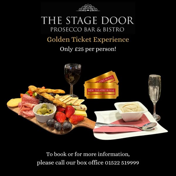 Our Golden Ticket Experience provides that VIP treatment for everyone.📷
Call our Box Office on 01522 519999 or visit our website (newtheatreroyallincoln.co.uk/stage-door.../) to find out more information and book your Golden Ticket now!
#WeSupportNTR #TheStageDoor #NTRLincolnVIP #NTRGoldenTicket