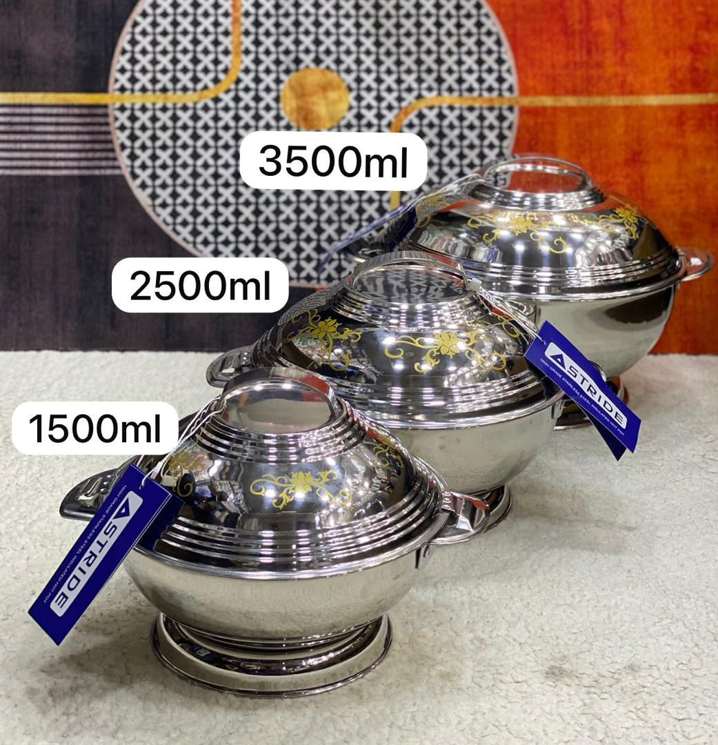 FatimaJiya3's tweet photo. Plain #165k (white and cream)
Marble #175k (black and cream)

Stride 3pieces Foodwarmer
1000,1500,2500 #50k
1500,2500,3500 #60k
 https://t.co/9aAxN1Jvjb 

WhatsApp 08180334254.
Kano State/Minna, Niger State,Nigeria 🇳🇬 https://t.co/TklelMNrdy