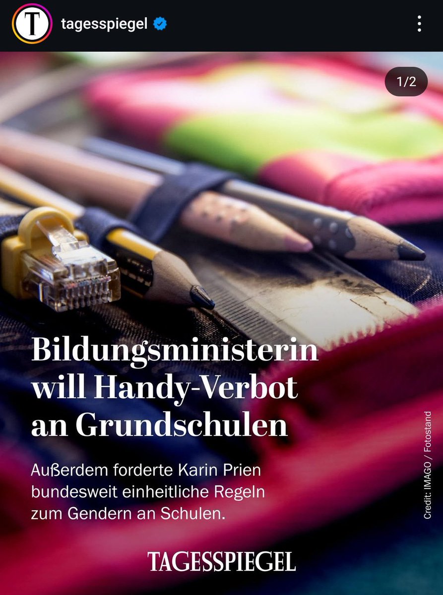 Was die FDP im Bildungsministerium erreicht hat:

- größtes Förderprogramm in der Geschichte der Bundesrepublik, damit Chancen nicht mehr vom Elternhaus abhängen 💪💪💪

Welche Themen die CDU jetzt angeht:

- Handyverbot und Gendern 😴😴😴
