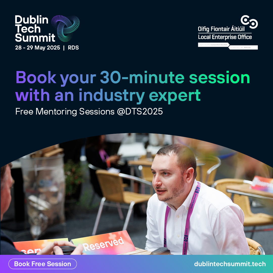 LEODublinCity (@leodublincity) on Twitter photo Join us at <a href="/DubTechSummit/">Dublin Tech Summit</a> on the 28th and 29th of May and try out a free mentoring session with the Local Enterprise Office.
For full details and to find out how to apply visit: dublintechsummit.tech/leo-mentoring/ Join us at <a href="/DubTechSummit/">Dublin Tech Summit</a> on the 28th and 29th of May and try out a free mentoring session with the Local Enterprise Office.
For full details and to find out how to apply visit: dublintechsummit.tech/leo-mentoring/