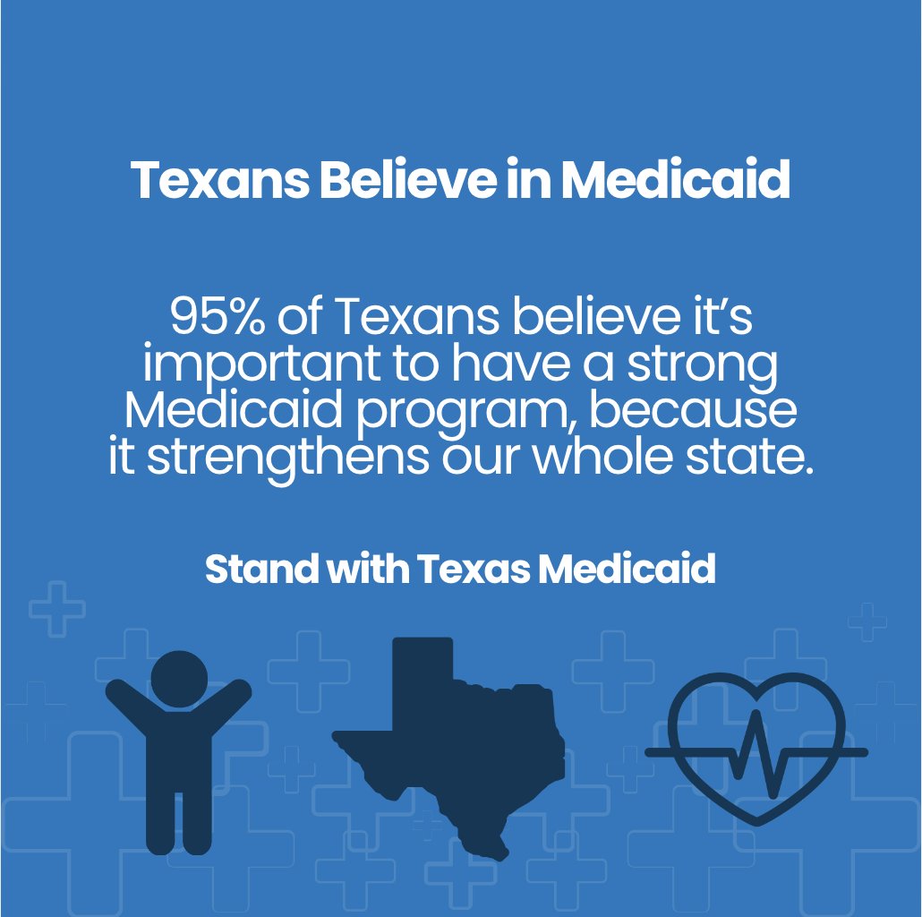 📢 Texans have spoken.

95% believe Medicaid is critical for a healthy future, and they overwhelmingly oppose cuts.