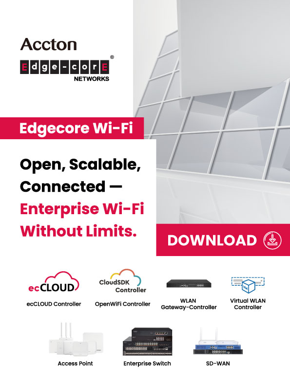 EdgecoreWiFi's tweet image. Our latest #EdgecoreWiFi solution brochure is here!
Wi-Fi 6/7 | #OpenLAN Switches | #Cloud Management | #OpenWiFi | #IoT &amp;amp; More. Get the full picture of our end-to-end wireless &amp;amp; networking solutions.
Download now: wifi.edge-core.com/assets/Documen…

#IoTConnectivity #WiFiHaLow #ManagedWiFi