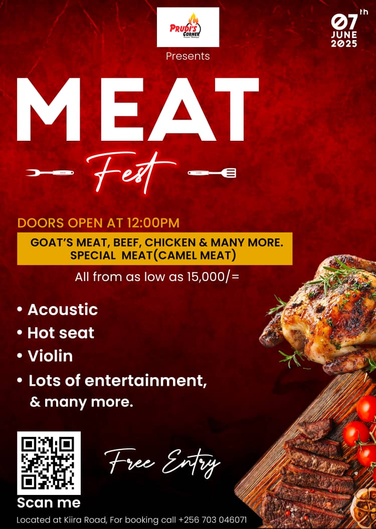 Jinja Hippos Rugby Club (@hipposrugby) on Twitter photo Sending invites to the rugby family, <a href="/Prudis_corner/">Prudi's Corner</a> will host a Meat fest on.... Mark it in your calender
๐7th June 2025
#meatfest
#Hippostunameza
#Hippostuko
#Hipposstrong Sending invites to the rugby family, <a href="/Prudis_corner/">Prudi's Corner</a> will host a Meat fest on.... Mark it in your calender
๐7th June 2025
#meatfest
#Hippostunameza
#Hippostuko
#Hipposstrong
