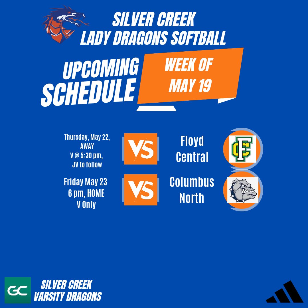 Schedule for the week! This is our last week of the regular season.