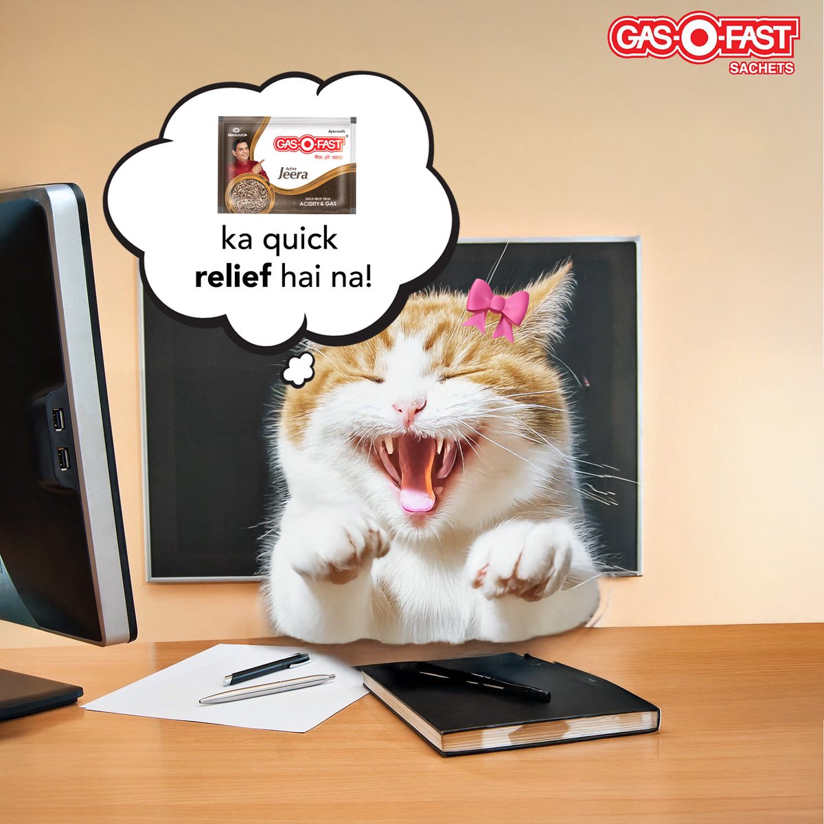 GasOFast's tweet photo. Acidity ki tension kyu lena,
Jab Asli Jeera haina.

#GasOFast #GasOFastAsliJeera #AsliJeera #IndiaKiAcidityKaAsliIndianSolution #AcidityRelief #GutHealth #GutHealthMatters #Acidity #InstantRelief #Indigestion #FoodCravings #Foodie #Momos #Paranthe https://t.co/pzyJm8wzZ2