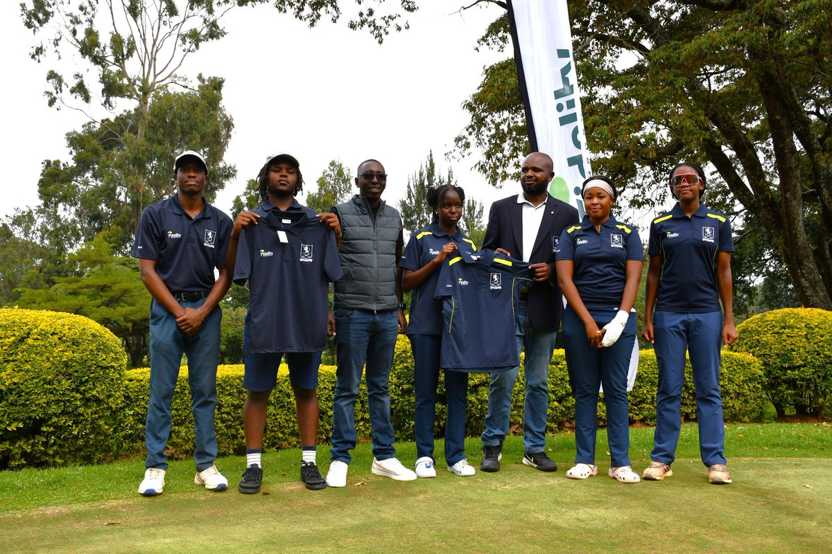 Fidelity Shield is happy to sponsor Royal Nairobi Golf Club junior golfers with their 2025 customized attire. This aligns with our goal of promoting wellness through sport.

Representing Fidelity during the handover of the uniforms was our Marketing Manager Roy Ngetich