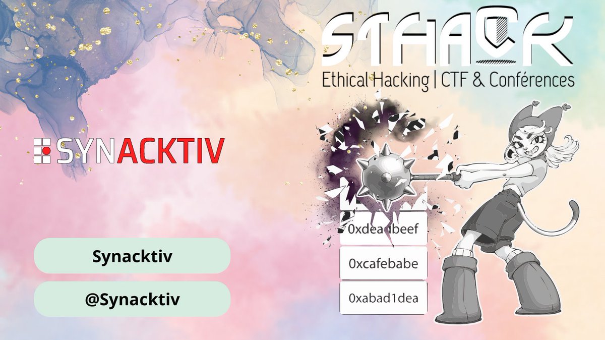 ❤️<a href="/Synacktiv/">Synacktiv</a> is sponsoring the 2025 edition !
