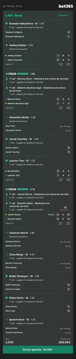 Añadir a su cupón de apuesta: bet365.es/s/r/Q55vh 
<a href="/Nebot365/">Nebot</a> opiniones?