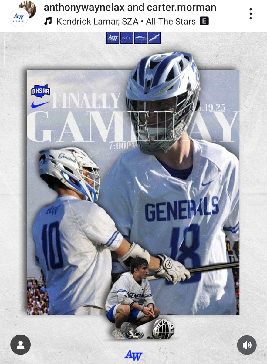 Generals playoff game: AW vs. Perrysburg tonight, 7 pm, at Perrysburg. Tickets can be purchased on the OHSAA website.