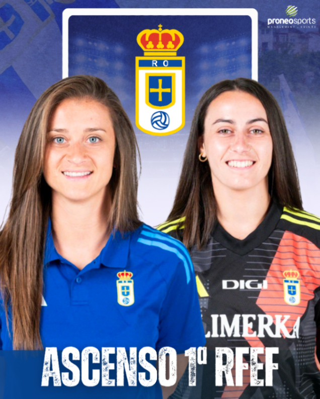 ¡𝐄𝐥 𝐑𝐞𝐚𝐥 𝐎𝐯𝐢𝐞𝐝𝐨 𝐅𝐞𝐦𝐞𝐧𝐢𝐧𝐨 𝐲𝐚 𝐞𝐬 𝐝𝐞 𝐏𝐫𝐢𝐦𝐞𝐫𝐚 𝐑𝐅𝐄𝐅ⵑ 🚀

Con <a href="/Andresiete/">Andrea Suárez Riera</a>  al mando, el equipo carballón logra un ascenso histórico.

¡Enhorabuena, Andrea! Gran trabajo, Elena, ¡muy merecido!

#ProneoSports