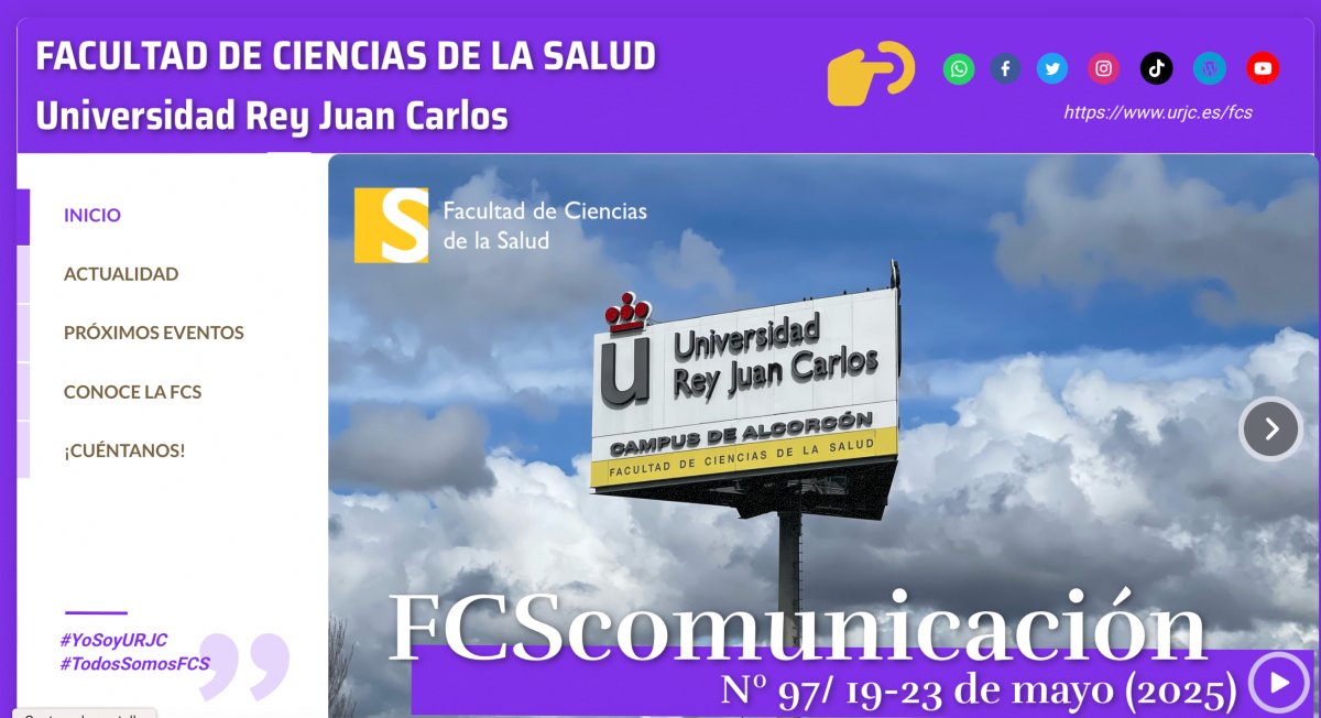 Comenzamos nueva semana y, como cada lunes, os enviamos el nuevo número de #FCScomunicación, que ya alcanza el Nº 97.
view.genially.com/6829a0ff947540…