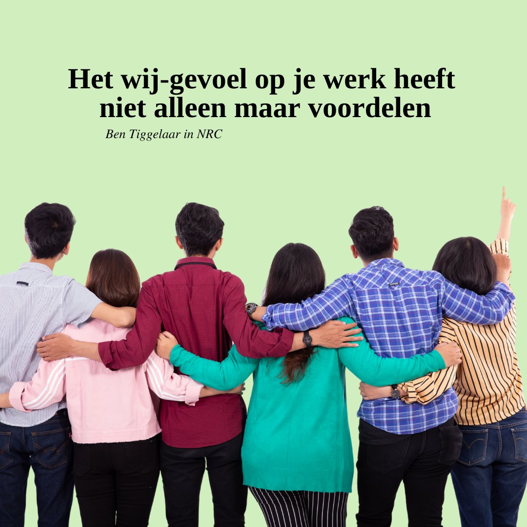 Ons zelfbeeld wordt onder meer bepaald door ons werk. Dat heeft een paar voordelen, maar ook belangrijke nadelen.

Je leest erover in Bens 𝗻𝗶𝗲𝘂𝘄𝗲 𝗡𝗥𝗖-𝗰𝗼𝗹𝘂𝗺𝗻:

nrc.nl/nieuws/2025/05…
