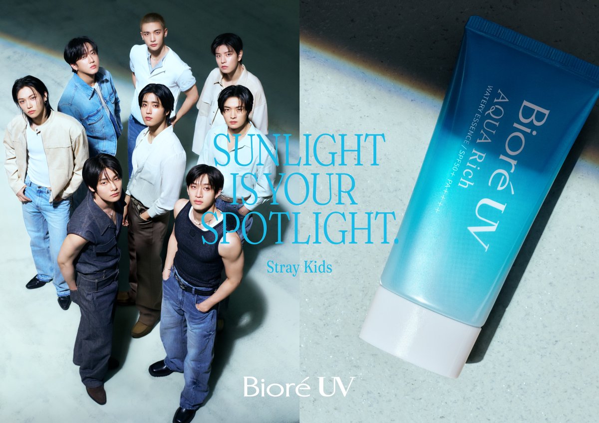 "SUNLIGHT IS YOUR SPOTLIGHT."​

ถึงเวลาเปล่งประกายท่ามกลางแสงแดด 
บิโอเร ยูวีพร้อมซัพพอร์ต ให้คุณก้าวไปให้สุด ​

#BioreUV​
#SKZ​
#StrayKids​
#SUNLIGHTISYOURSPOTLIGHT https://t.co/CKAl9fax8p