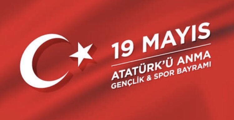 19 Mayıs 1919'da Samsun'da yakılan istiklâl meşalesinin 106'inci yılında, milletimizin bağımsızlık mücadelesinin aziz kahramanlarını, başta Gazi Mustafa Kemal Atatürk olmak üzere şükranla,minnetle anıyorum. 
#19Mayıs Gençlik ve Spor Bayramımız kutlu olsun.