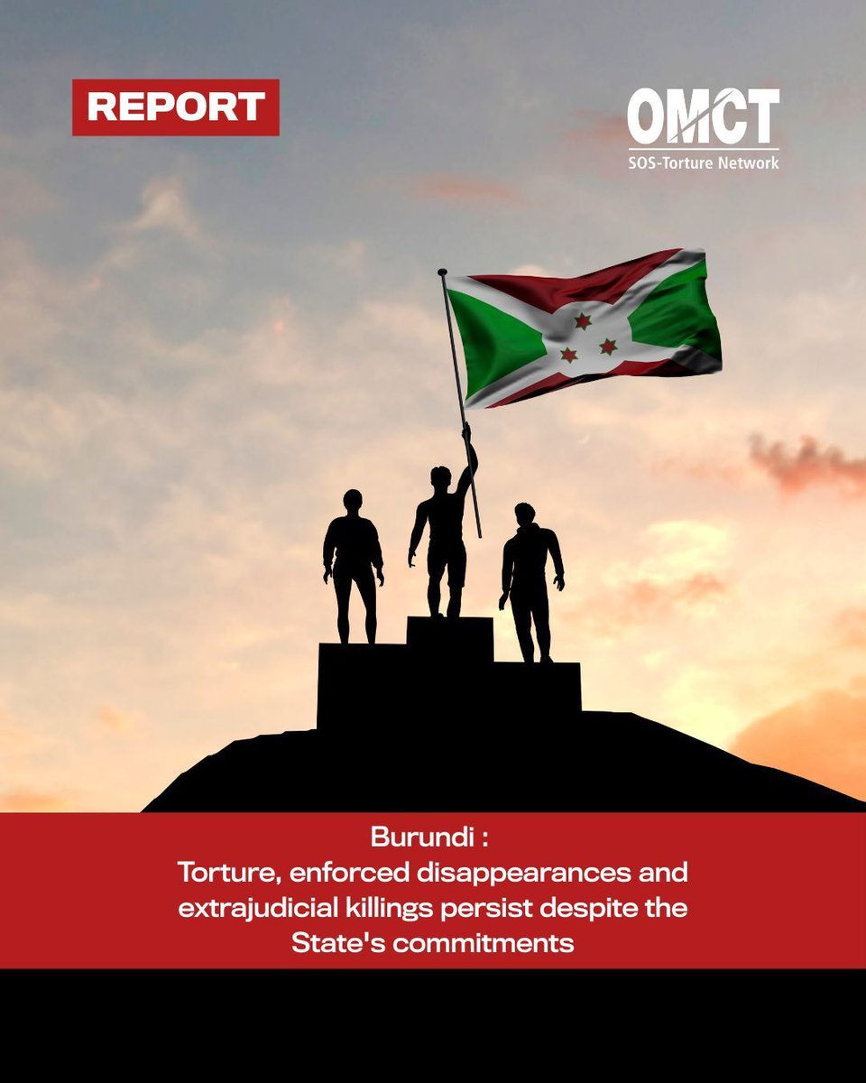 🇧🇮 #Burundi: our organisations have documented 65 disappearances, 137 arbitrary detentions, 28 cases of torture and 11 executions (Nov. 2023 - March 2025). As the 2025 elections approach, the international community must take action against impunity.

🔗 Our report: