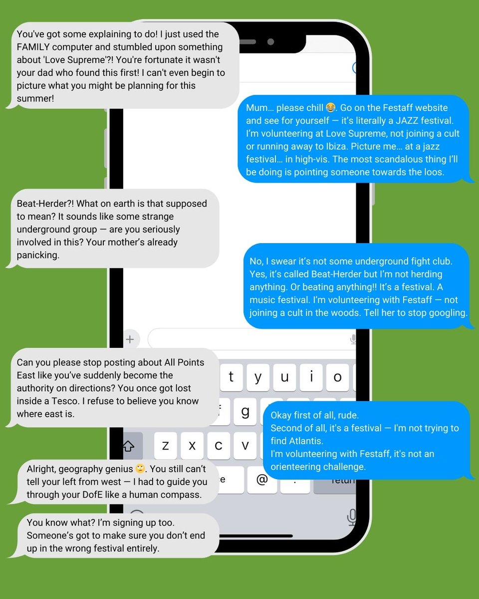 Festaff's tweet photo. POV: Your contacts are still confused, and still trying to ruin your festi-fun.

You asked for part 2 — here it is. https://t.co/pBU0rKxGcI