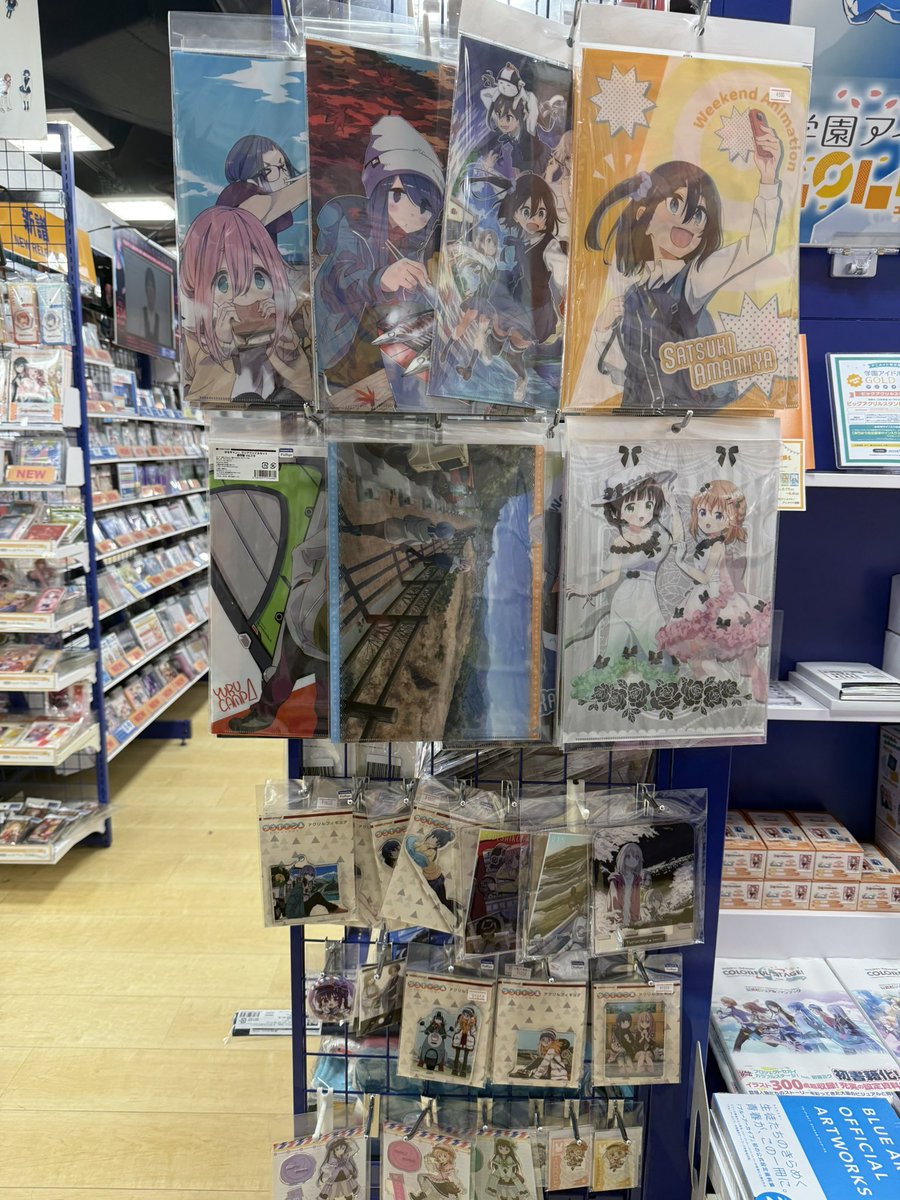 渋谷アニメイトぼざろコーナーです‼️
monoとゆるキャンと合併してて最高かよ…