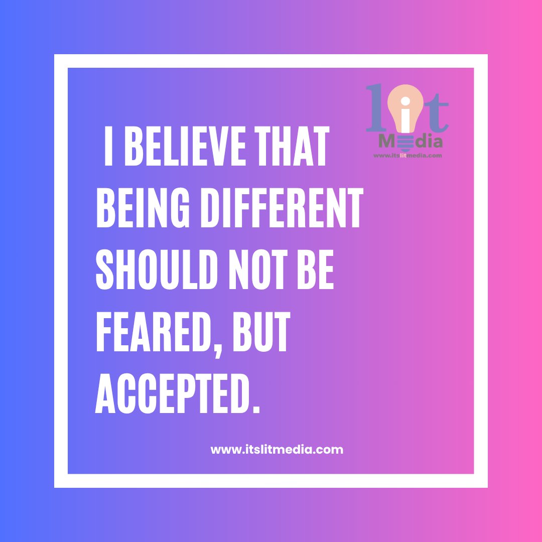 At It's LIT Media, we believe that your unique voice, vision, and vibe are exactly what the world needs. Embrace what sets you apart and let us help you shine.

#ItsLITMedia #Different #AuthenticityWins #Creative  #MarketingWithMeaning #EmbraceUniqueness #YourStoryMatters