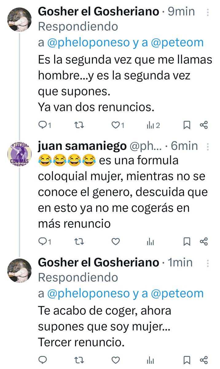 Por cosas como esta es por lo que me mantengo en X...🤣💦